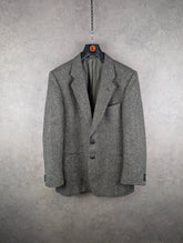 St Michael Jacket Mens Large L Grey Wool Vintage